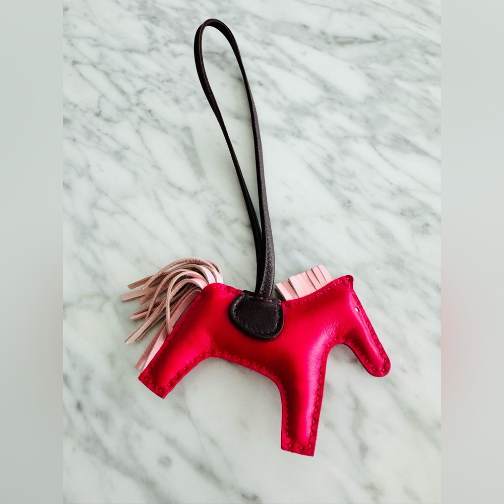 Hermes rodeo PM framboise/Rose sakura/Rouge Sellier